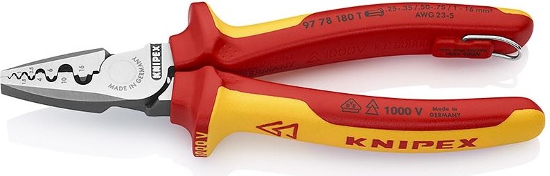 Инструмент для обжима контактных гильз KNIPEX 9778180T KN-9778180T