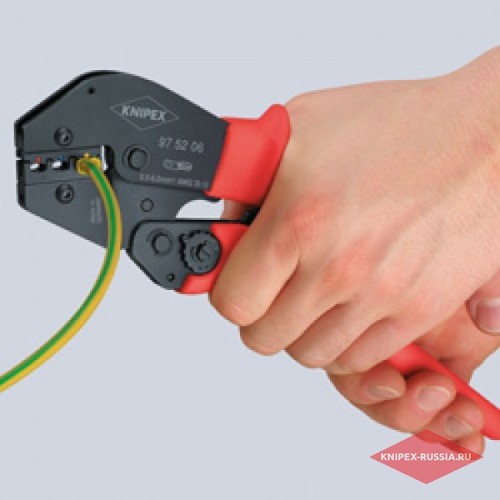 Инструмент для опрессовки кабельных наконечников KNIPEX 975213 KN-975213 - изображение 3