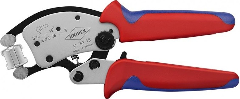 Инструмент для опрессовки кабельных наконечников KNIPEX 975318SB KN-975318SB
