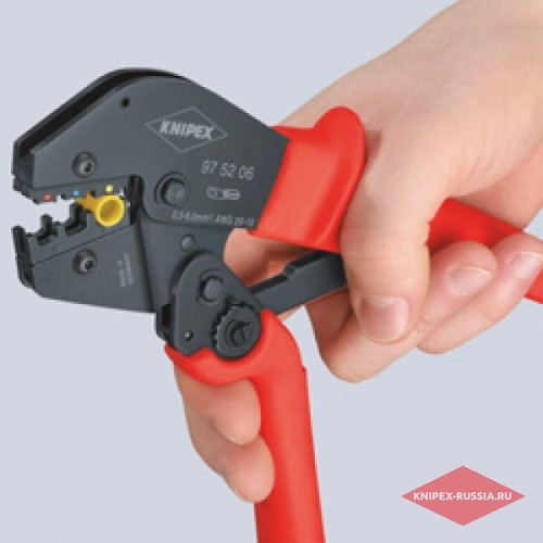 Инструмент для опрессовки кабельных наконечников KNIPEX 975213 KN-975213 - изображение 4