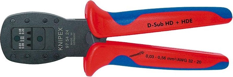 Инструмент для опрессовки кабельных наконечников KNIPEX 975424 KN-975424