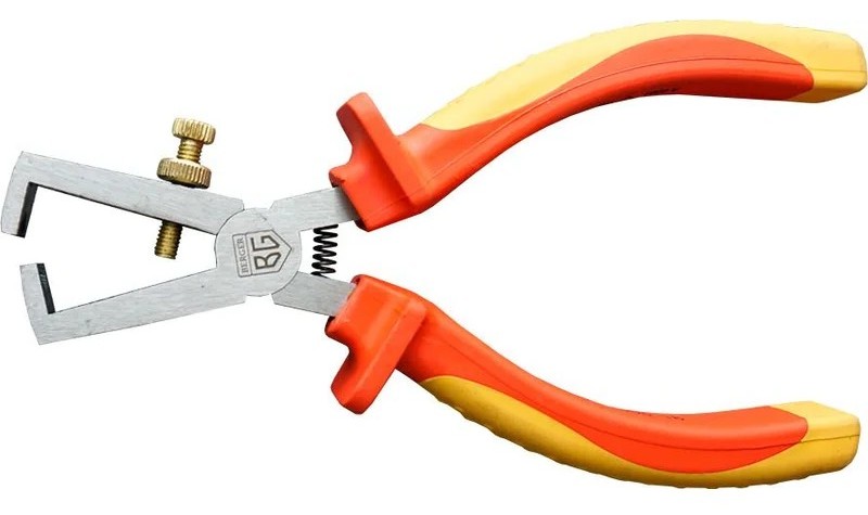 Инструмент для снятия изоляции BERGER BG1210 диэлектрические до 1000V 175 мм