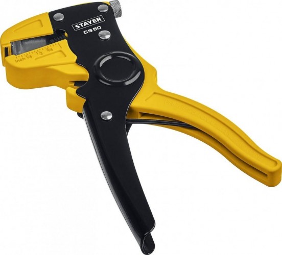Инструмент для снятия изоляции STAYER CS-50 стриппер автоматический, 0.2-6 мм2, professional 22636_z01 - изображение 2