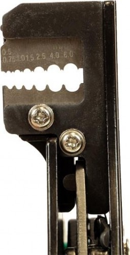 Инструмент для снятия изоляции Sturm 1020-02-W170 полуавтомат, (стриппер) 0.5-6 мм2, лезвия sk5, 170 - изображение 4