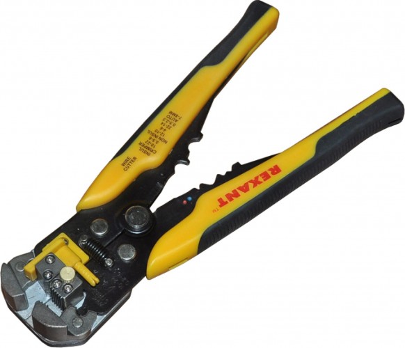 Инструмент для снятия изоляции REXANT HT-766 и обжима наконечников 12-4005