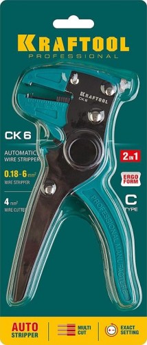 Инструмент для снятия изоляции KRAFTOOL СК-6 автоматический, 0.2-6 мм2 22630 - изображение 3