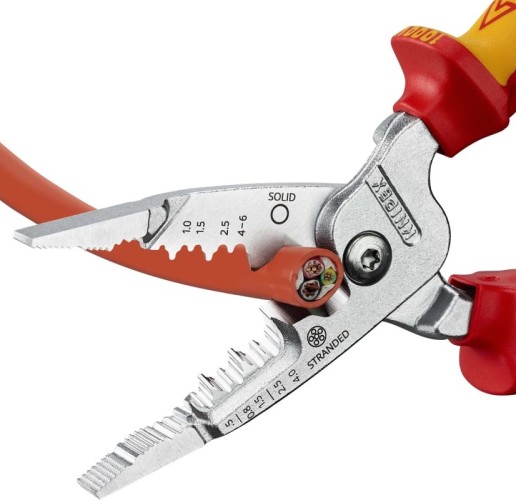 Инструмент для удаления изоляции KNIPEX KN-1376200ME диэлектрические ручки - изображение 4