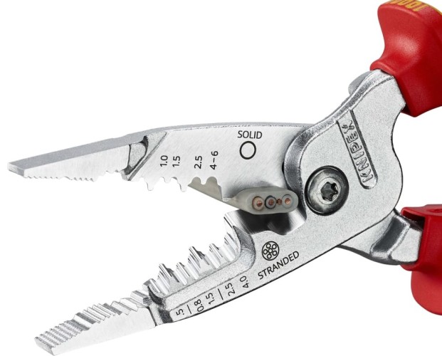 Инструмент для удаления изоляции KNIPEX KN-1376200ME диэлектрические ручки - изображение 3