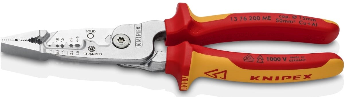 Инструмент для удаления изоляции KNIPEX KN-1376200ME диэлектрические ручки