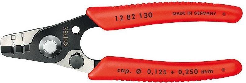 Инструмент для удаления изоляции KNIPEX 1282130 130 мм, с оптоволоконных кабелей KN-1282130SB