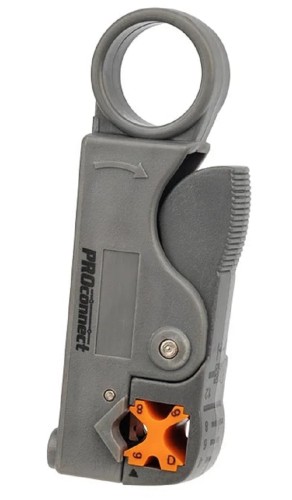 Инструмент для зачистки Proconnect 12-4011-4 коаксиального кабеля HT-332 RG-58, RG-59, RG-6