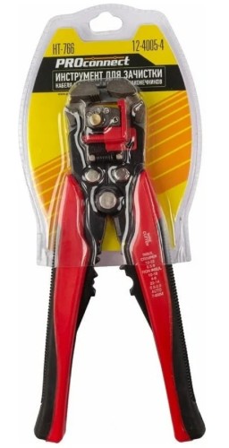 Инструмент для зачистки Proconnect 12-4005-4 кабеля и обжима наконечников HT-766 (HY-371) - изображение 4