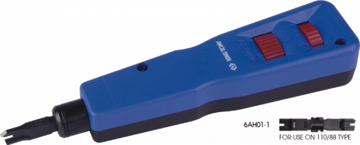 Инструмент для заделки проводов KING TONY 6AH11 тип 110/88, 170 мм