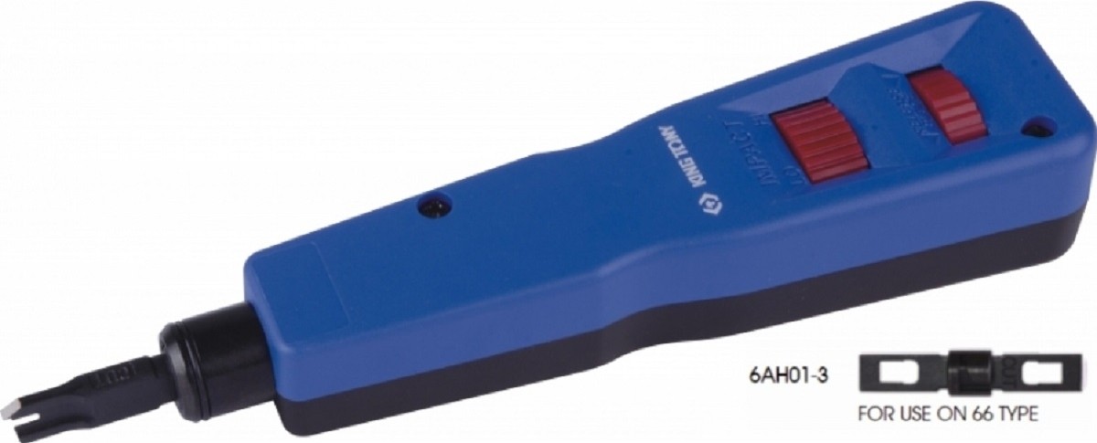 Инструмент для заделки проводов KING TONY 6AH13 тип 66, 170 мм