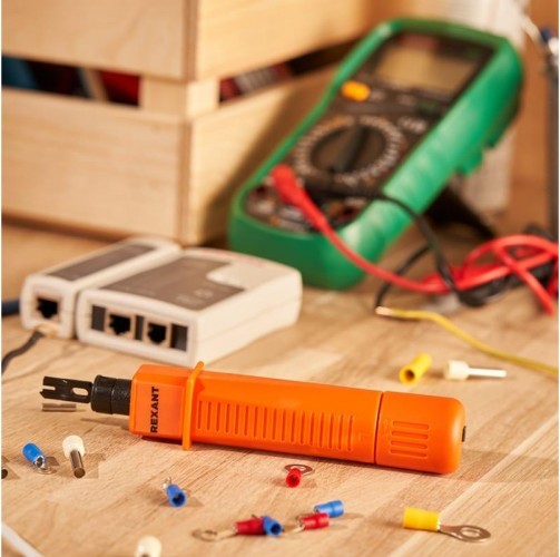 Инструмент для заделки витой пары 110 REXANT HT-314B 12-4221 - изображение 5