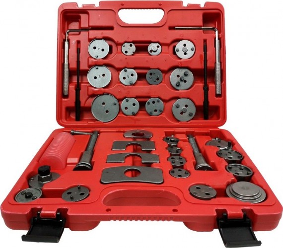 Инструмент сведения тормозных цилиндров AE&T TA-B1015 (35 предметов)