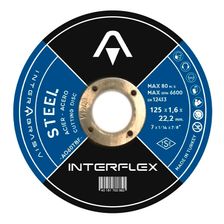 Круг отрезной по металлу INTERFLEX 125x1,6x22 ,23 - изображение 2