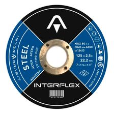Круг отрезной по металлу INTERFLEX 125x2,5x22 ,23 - изображение 2