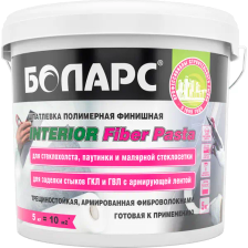 Шпатлевка полимерная финишная Боларс Interior Fiber Pasta 5 кг - изображение 4