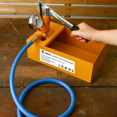 Испытательный гидропресс DEKO RHTP02 (5 л., 0-30 атм., 3кг) ручной 083-3202 - изображение 4