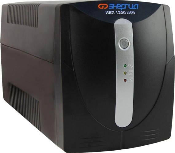 Источник бесперебойного питания ЭНЕРГИЯ 1200 USB компьютерный Е0201-0051 - изображение 4