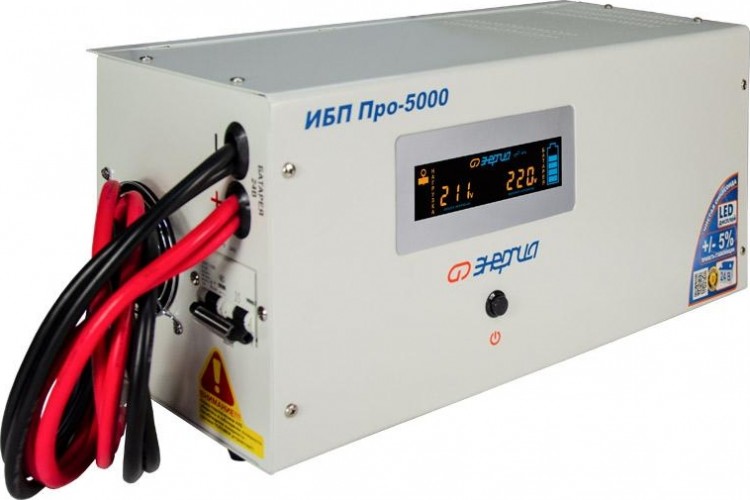 Источник бесперебойного питания ЭНЕРГИЯ Pro 5000 Е0201-0033 - изображение 2
