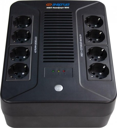 Источник бесперебойного питания ЭНЕРГИЯ Комфорт  800 Е0201-1001 - изображение 2