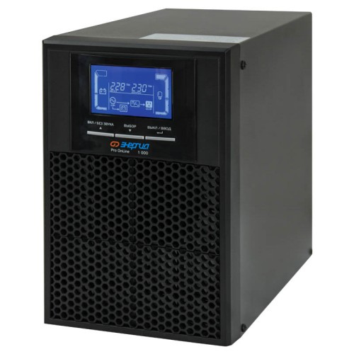 Источник бесперебойного питания ЭНЕРГИЯ Pro Online 1000 230В-12В Tower Е0201-0070