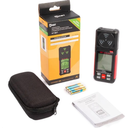 Измеритель магнитных полей КВТ КТ 627 серия ECOLINE 90384 - изображение 5