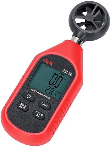Измеритель скорости потока воздуха RGK AM-20 776288 - изображение 2