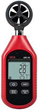Измеритель скорости потока воздуха RGK AM-20 776288