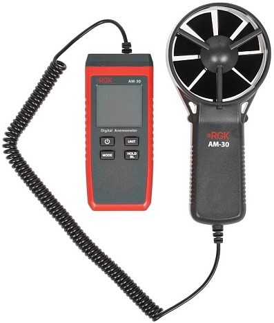 Измеритель скорости потока воздуха RGK AM-30 776332 - изображение 4