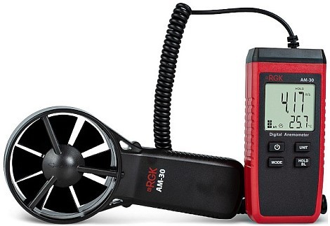 Измеритель скорости потока воздуха RGK AM-30 с поверкой 779296