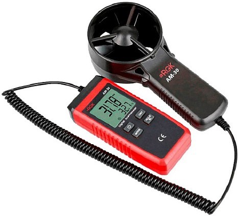 Измеритель скорости потока воздуха RGK AM-30 776332 - изображение 3