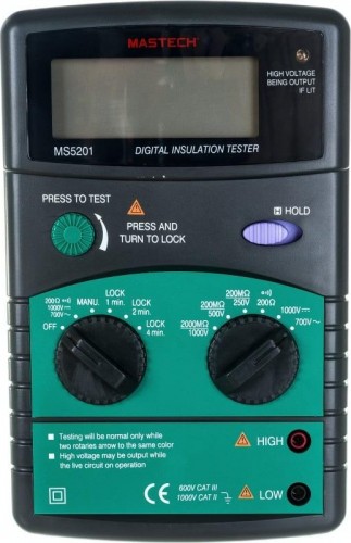 Измеритель сопротивления изоляции MASTECH MS5201 13-1346