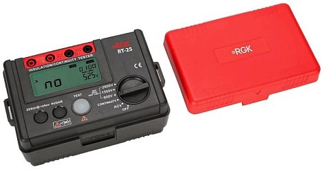 Измеритель сопротивления изоляции RGK RT-25 с поверкой 779708 - изображение 3