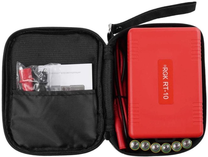 Измеритель сопротивления изоляции RGK RT-10 755238 - изображение 4