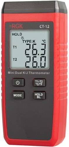 Измеритель температуры RGK CT-12+2шт TR-10W с поверкой контактный  779944