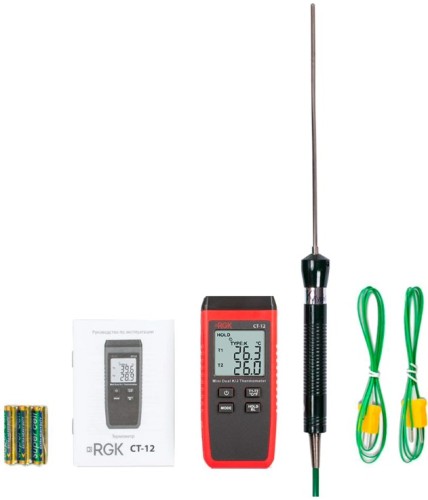 Измеритель температуры RGK CT-12+TR-10W контактный  779913 - изображение 5