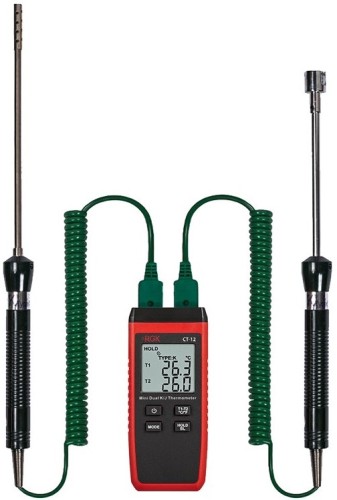 Измеритель температуры RGK CT-12+TR-10A+TR-10S контактный  779838 - изображение 2
