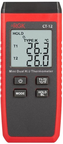 Измеритель температуры RGK CT-12+TR-10A+TR-10S контактный  779838 - изображение 3