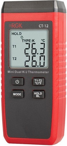 Измеритель температуры RGK CT-12 + TR10A + TR10S + TR10W с поверкой контактный  779784