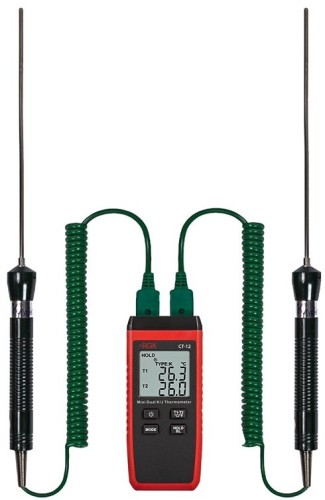 Измеритель температуры RGK CT-12+2шт TR-10W с поверкой контактный  779944 - изображение 2