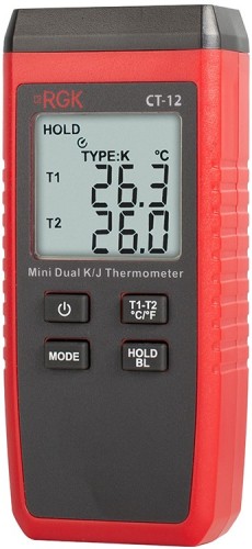 Измеритель температуры RGK CT-12+TR-10A+TR-10S контактный  779838 - изображение 4