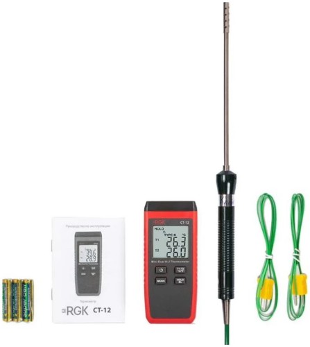 Измеритель температуры RGK CT-12+TR-10A контактный  779906 - изображение 5