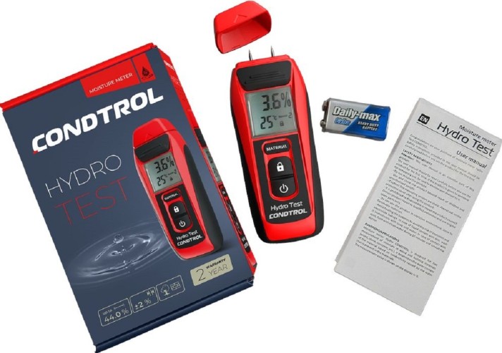 Измеритель влажности CONDTROL Hydro-Test для древесины и строительных материалов 3-14-022 - изображение 4