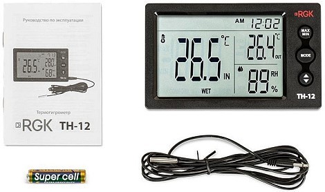 Измеритель влажности RGK TH-12 776462 - изображение 4