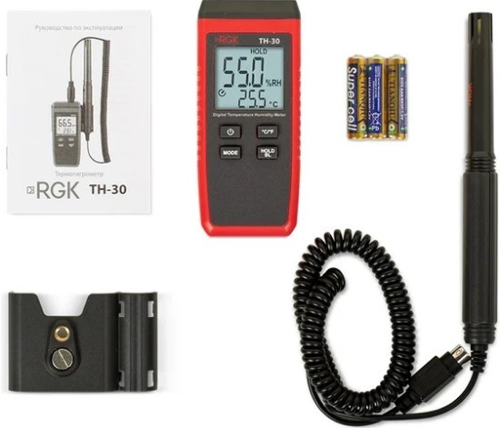 Измеритель влажности RGK TH-30 с поверкой 778626 - изображение 3