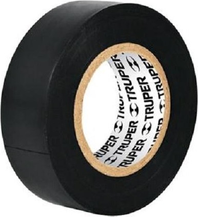 Изолента акриловая TRUPER M-22 19 мм х 9 м, черная 12501