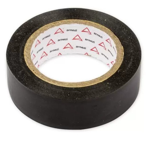 Изолента ARNEZI R8030500 ПВХ 19 мм x10 м толщина 130 мик, черная